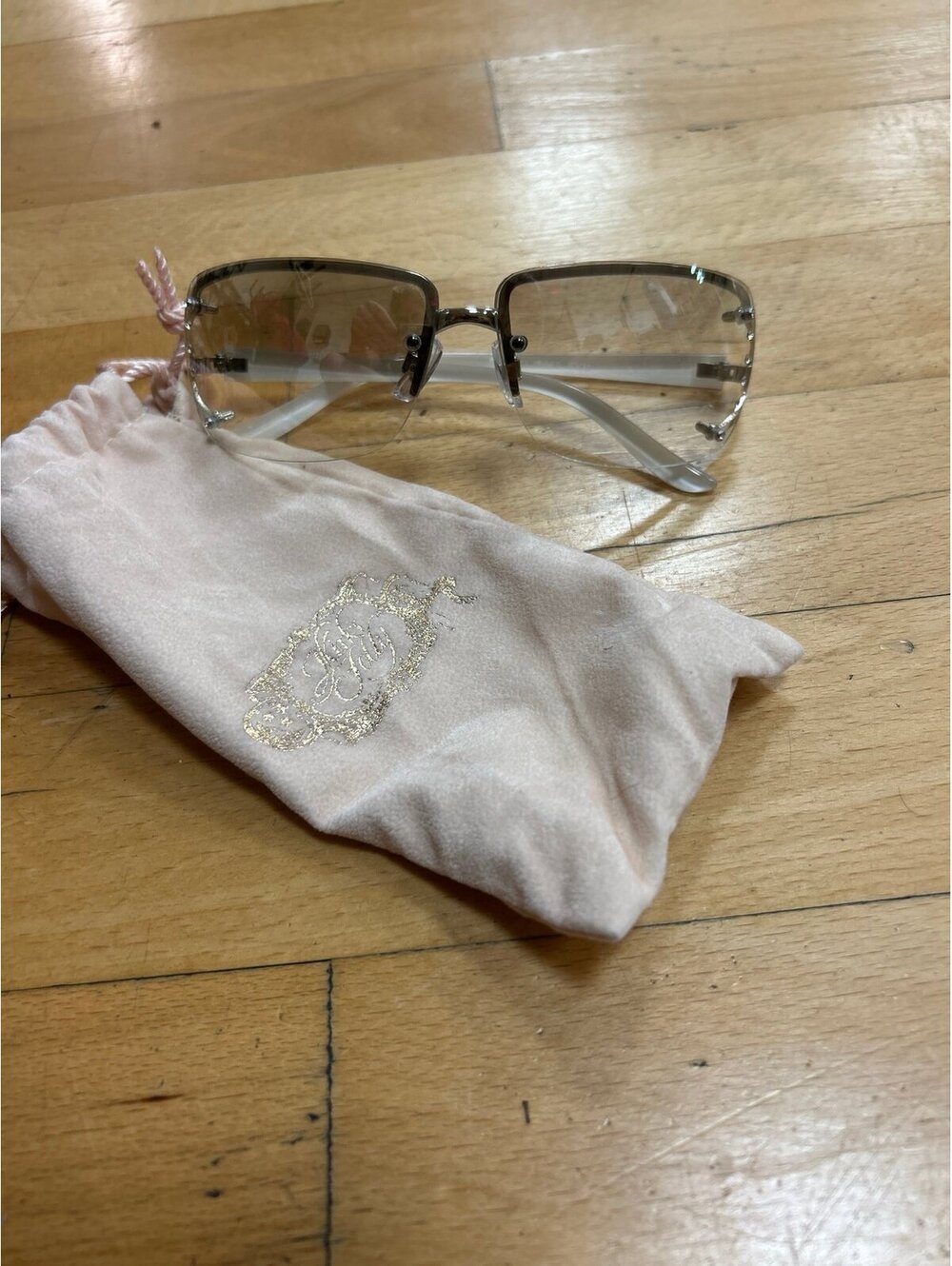 Kirkโs Folly Y2K style Rimless sunglasses
